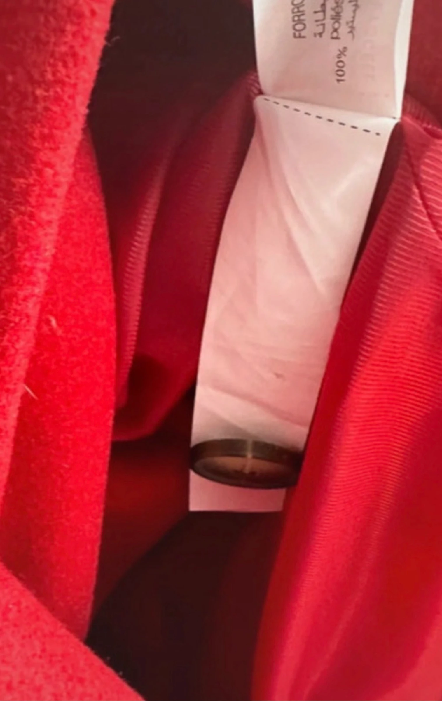 Casaco de lã vermelho Stradivarius Tamanho M (Novo com etiqueta) – photo 3
